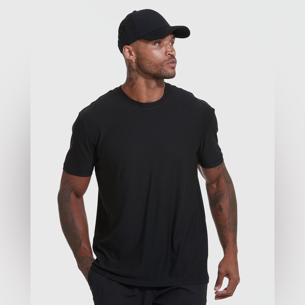 True Classic Staple Active Crew set of 3 in black - Picture 4 of 4
